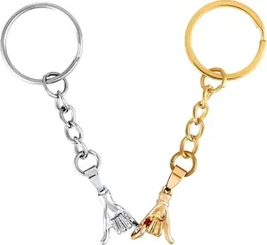 Wife  Matching Keychain, Cute Keychains Keyring Pendant Gift for Couples Boyfriend Girlfriend Him and Her Wife Husband Anniversary Valentine two hand