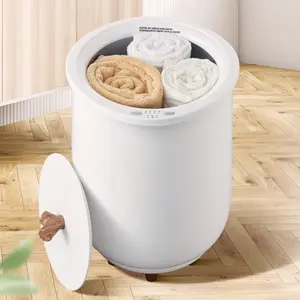Towel Warmer Bucket, 20L Large Towel Warmer For Bathroom, Auto Shut Off Towel Heater With 4-Level Timer Fits Up To Two 40"X70" Oversized Towels, Bathrobes, Blankets, ETL & FCC Certified