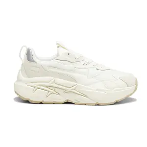 PUMA Womens Spina Nitro Tonal Lace Up Sneakers Shoes Casual - Off White