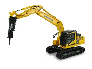 Komatsu PC210LC-11 Tracked Excavator with Hammer Drill 1/50 Scale Diecast Model by Universal Hobbies