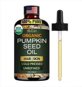 Ella & Eden Organic Pumpkin Seed Oil 100% Pure Cold Pressed for Hair Skin Care Vegan Cruelty Free 4 oz 118 ml