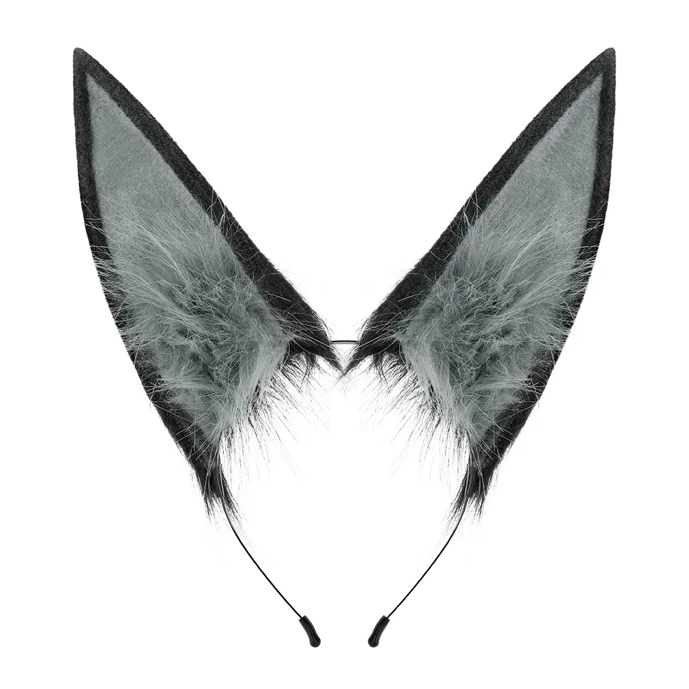 Furry Animal Ear Headband – Adjustable Detachable Cosplay Costume Accessory for Anime, Party & Festival