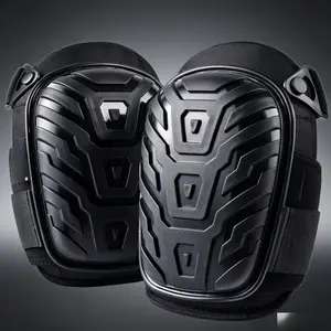 Knee-High Heavy-Duty Work Knee Pads - Gel Cushioned & Thick Foam Padded Knee Protectors for Construction, Gardening and Flooring Work