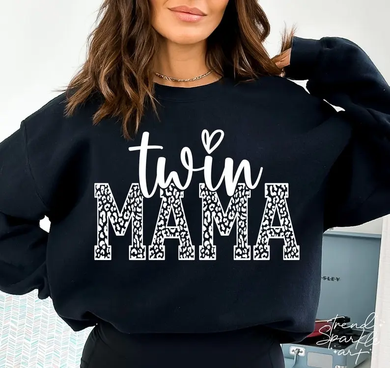Twin Mama Shirt, Twin Mom, Mom of Twins, Mama of Both, Mama of Twins, Twins Mother Shirt