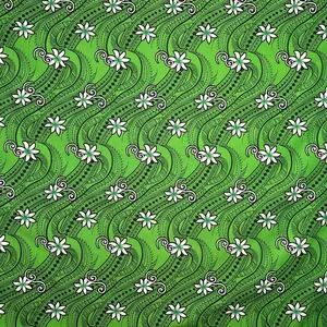 Tiare Waves Traditional Tattoo Polyester Fabric | Islands Fabric