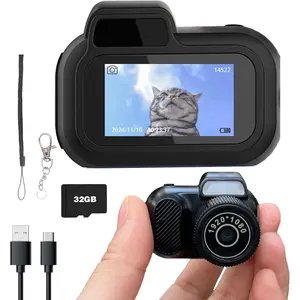 Camera, Retro  with 32GB Card, 1080P Retro Snap Digital Camera 6 Filters,0.96'' HD   Video Recorder for Travel Study Outdoor Activities