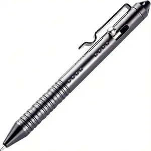 Bolt Action Pen with Tungsten Side 3 Colors for EDC Pocket Color Black(TP156)