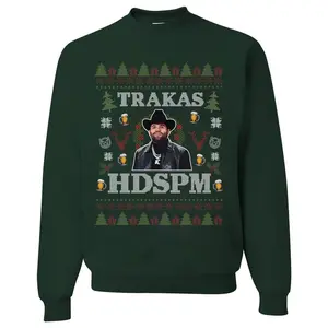 Vintage Trakas HSDPM Ugly Christmas Sweatshirt, Luis R Conriquez Christmas Sweatshirt, Belicon Style Sweatshirt