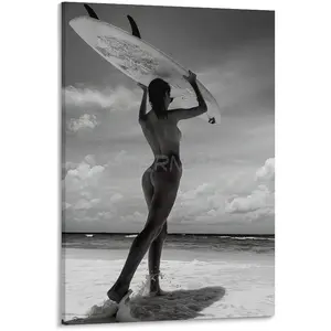 Sexy Surfer Girl Surf Poster
