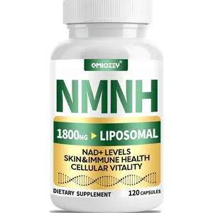 NMNH Supplement 1000mg - Nicotinamide Mononucleotide Alternative, Boost NAD+ with Liposomal Resveratrol & Nicotinamide Riboside NR, for Healthy Cellular, Aging, Energy, 120 Vegan Non-GMO Capsules