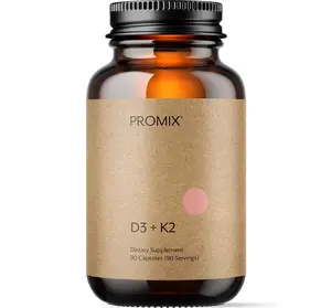 New 2026 ! ProMix Nutrition Vitamin D3 K2 5000iu Supplement  MK4 & MK7  Soy & Gluten Free - 90 Count Capsule