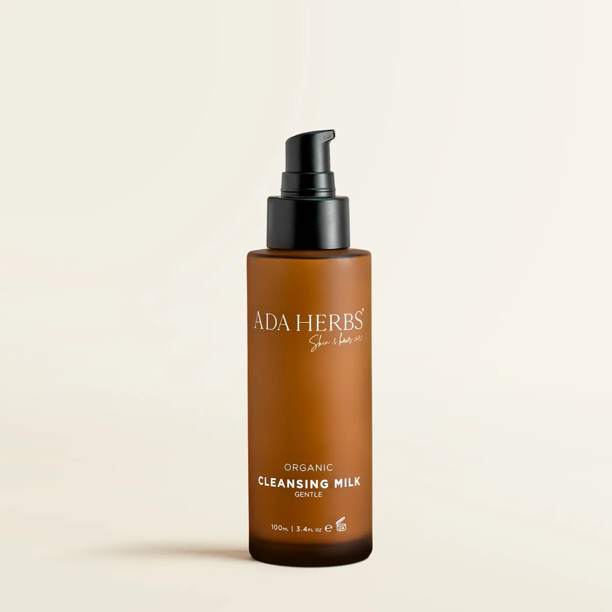 Organic Cleansing Milk with Apple Water & Shea Butter Gentle Moisturizing Makeup Remover 99% Natural Ingredients Made in France