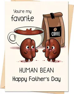 IDU Fathers Day Card Gifts for Husband,Funny Fathers Day Card Gifts from Wife,Happy Father'S Day Decorations Gifts for Husband with Envelope