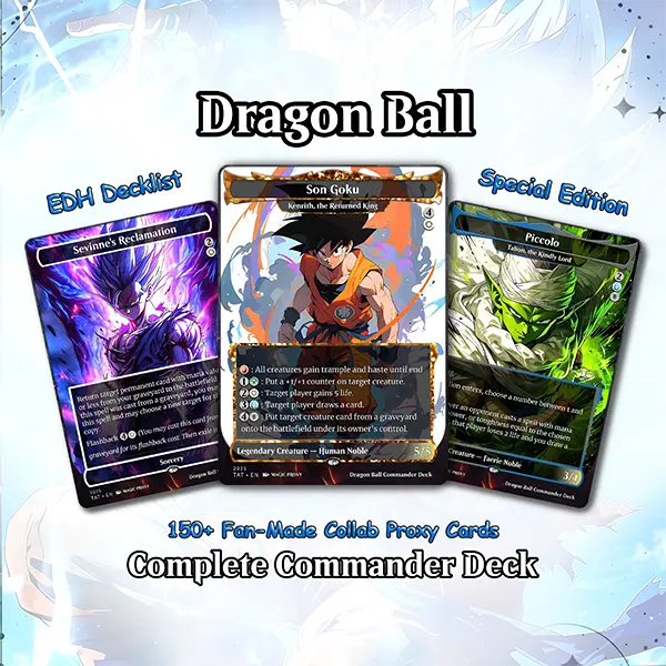 Kenrith Commander Deck | 5 Color MTG Proxy EDH Deck | Anime Inspired Custom MTG Card Collection