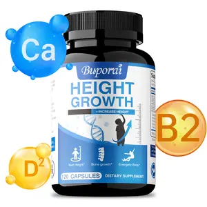 Buporai Dietary Supplement Capsules - Contains calcium, vitamin D3, and collagen to support calcium and vitamin supplementation - Can be consumed with broccoli, spinach, etc.