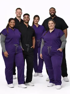 IFE Uniforms Unisex Scrub Jumpsuit  Comfortable Short Sleeve Medical Overalls