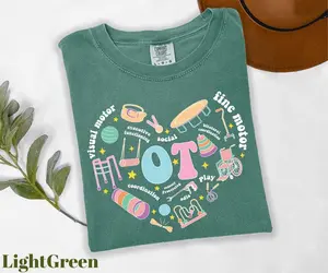 Comfort Colors Occupational Therapy Shirt, Therapist Shirt, OT Assistant Shirt, Occupational Therapist Shirt, Mental Health Shirt