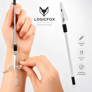 LOGICFOX Bracelet Assist Tool, a portable and easy to use fastener and adjuster for bracelets, necklaces, jewelry, and watches