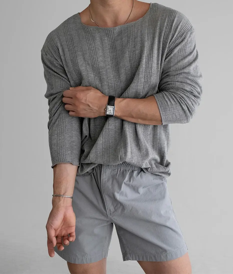 Tech-Ribbed UV Pullover — Performance Thumbhole Long Sleeve, Relaxed Streetwear Fit, Quick-Dry Cooling, Ideal for Festivals & Summer Exploration, Curated by XAT
