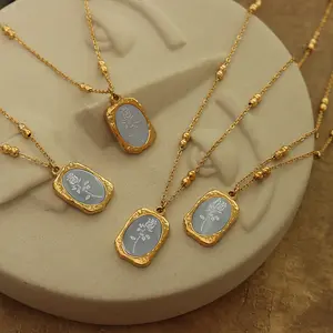 necklace gabrielle rose，Women's necklace Pendant Non Tarnish Jewelry