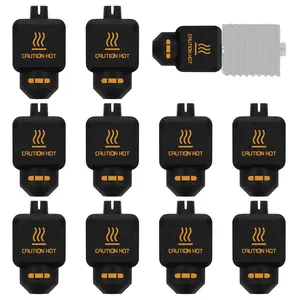 10 count  Sock for Bambu Lab P2S, Hotend Heater Block  Cover Nozzle  Printer Print  Boot, High Temperature Enclosure Accessories  Protecting Extruder Sleeve Black