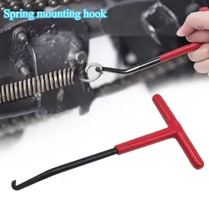 1 Pack T-Handle Spring Hook Puller, Exhaust Pipe & Clutch Spring Removal Tool, Universal Manual Pry Bar for Home & Garage Repair, Perfect Gift for Thanksgiving & Anniversary