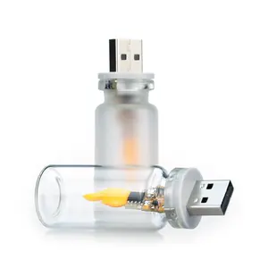 RV Interior Lighting LED Flame Lamp, Abs Glass Material, Realistic Candle Design, USB Powered, Touch Dimmable, Perfect for Car/home/bedroom