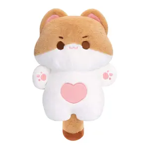 MeWaii Cute Hug Family Orange cat Plush Pillow, Kawaii Plushies Orange cat Stuffed Toy,  Soft Squishy Cuddle Pillow Birthday Gifts Halloween Christmas Gift for Girls Boys