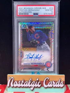 2021 Bowman Chrome Mega Cristian Hernandez