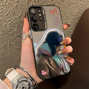 GD Graffiti Smartphone Case Suitable for Samsung Galaxy S26 S25 S24 S23 S22 S21 S20 FE Ultra Plus Edge 4G 5G Anti Fall Matte Back Cover Casing