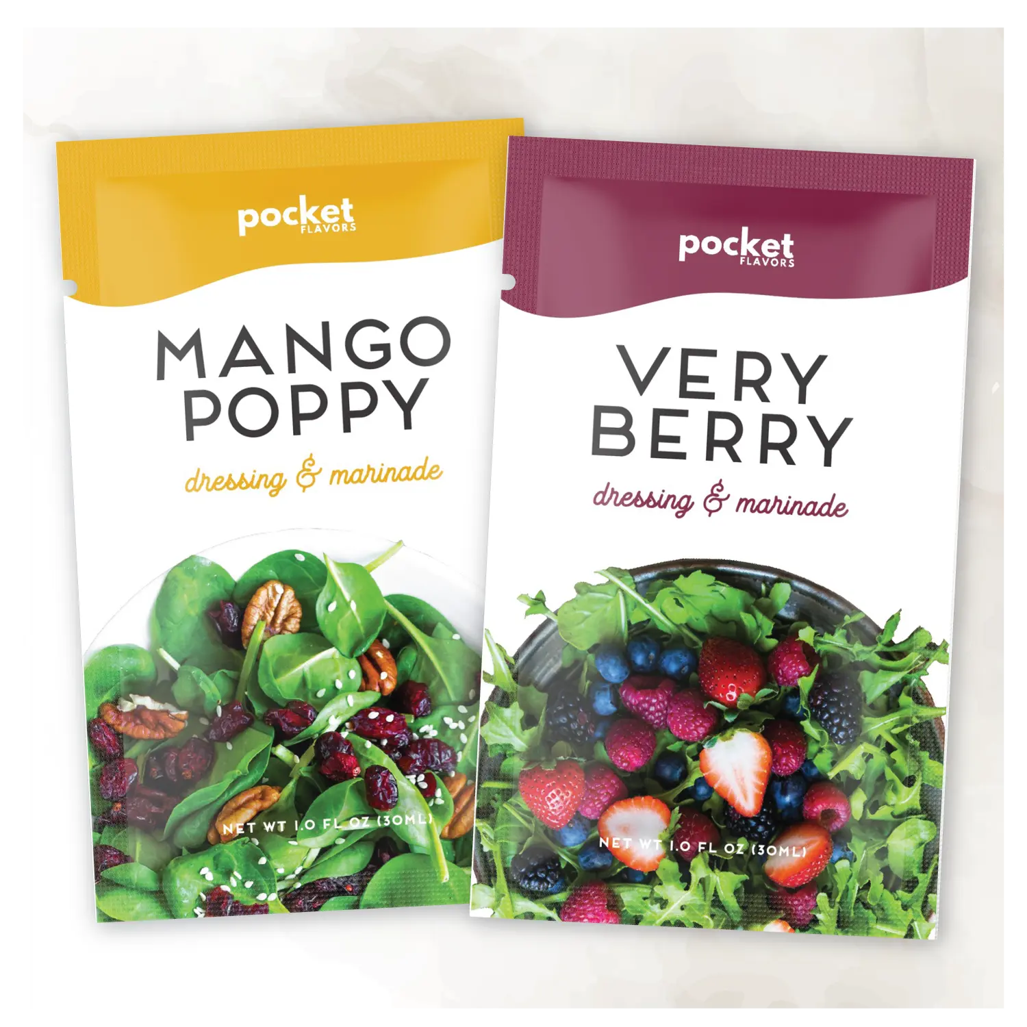 Mango + Very Berry Salad Dressing Packets - 30 Count