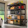 Raybee Heavy Duty Garage Shelves 5&4 Tier All Metal Wire Shelving Unit Height Adjustable Versatile Utility Shelf Rack for Warehouse Pantry Storage Store Organizer #TikTokShopStockUp