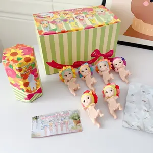 Sonny Angel Hipper Blind Box Figure Gift, Fruit Dreaming Mofusand Flower Dinosaur Animal Series Kawaii Collectible Toy