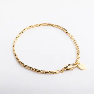 Wire Bracelet (Gold) 3MM - 7.5 Inches