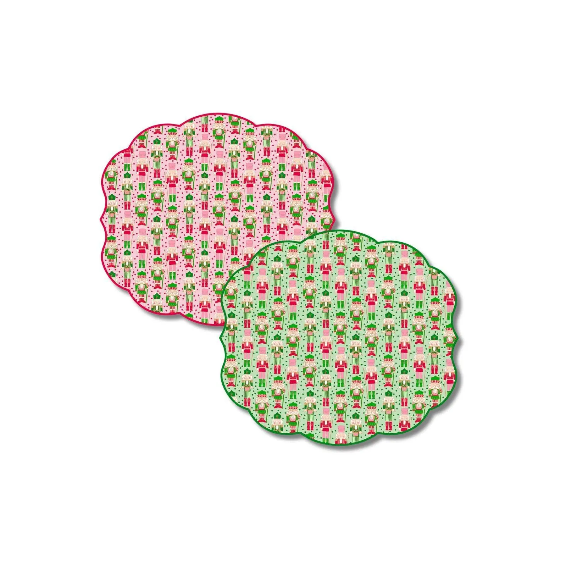 Holiday Nutcrackers Double-Sided Paper Placemats (Set of 12)