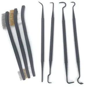 Car Detailing Cleaning Tool Accessories (7pcs/set), Including 4 Nylon Picks Pick & 3 Double-ended Brushes, Car Wash Accessories, Car Cleaning Kit, Car Washing Kit, Car Detailing Tools, Car Cleaning Supplies, Car Detailing Products