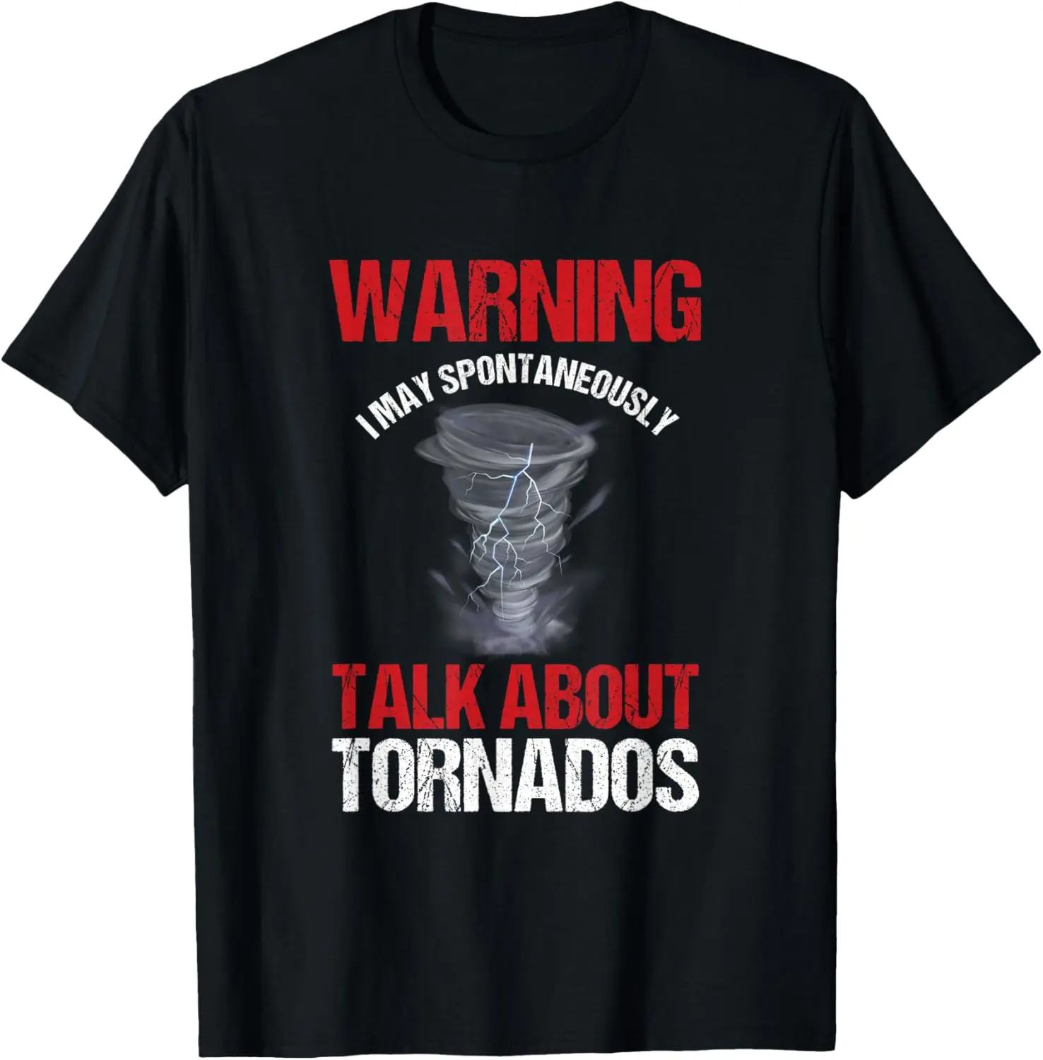 Women's Vintage Graphic T-Shirt with Storm Chaser Print, 100% Cotton Casual Shortsleeve Top for Everyday Wear