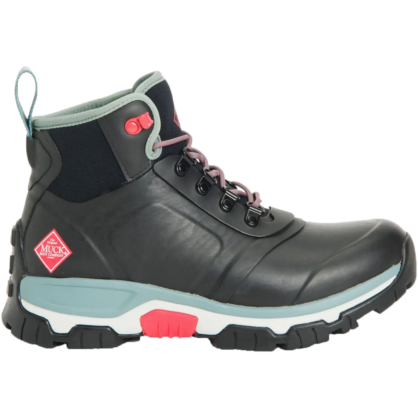 Women's Apex Lace Up Boot All-Terrain Lugged Rubber Outsole for Durable Traction