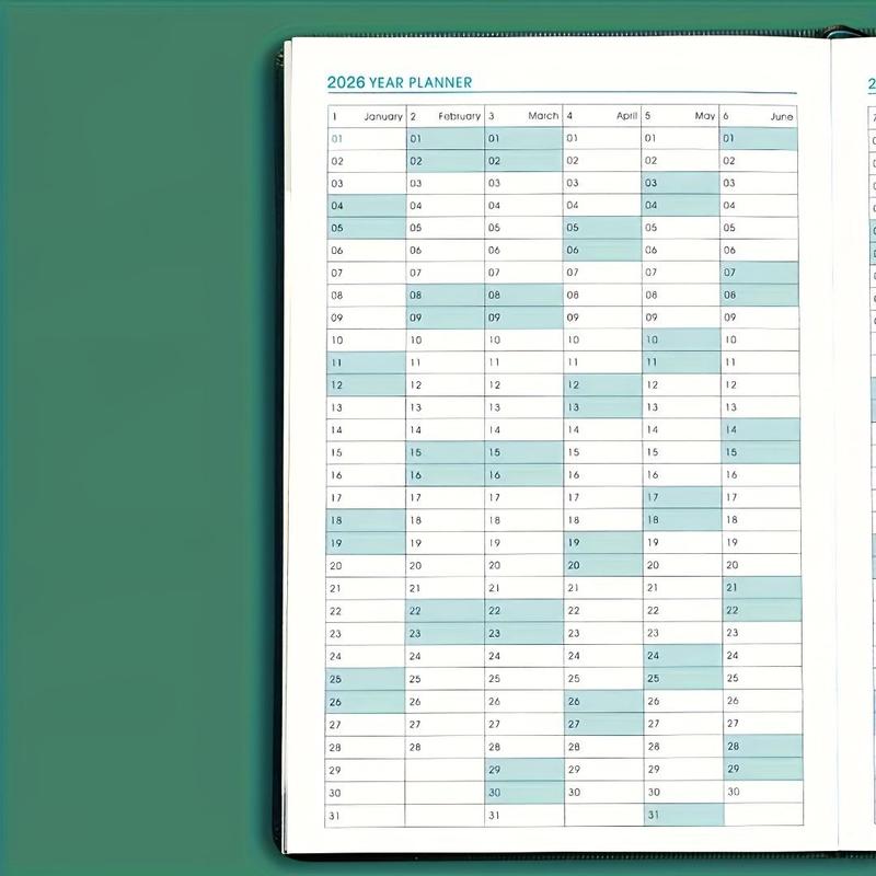 2026 New Calendar Planner & Self-Discipline Log - Self-Discipline Check-In, Time Management & Schedule Planning - One Page Per Day, 365-Day Plan & Visual Organization - 400 Pages Easy-to-Clean Paper