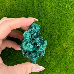 Velvet Malachite | Fibrous Malachite | Raw Malachite from Congo