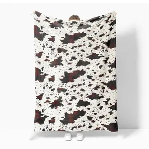 Fleece Blanket, Lightweight Decorative Throw Blanket for Sofa, Office, Camping, Car, Napping, Birthday Gift for Women, Girls, Teens, Stylish Blanket