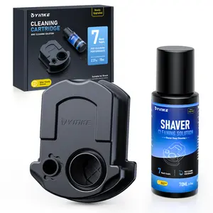 Stop Wasting Plastic! Reusable Shaver Cartridge & Eco Refill (7-Month Supply) | Compatible with Braun Clean & Renew