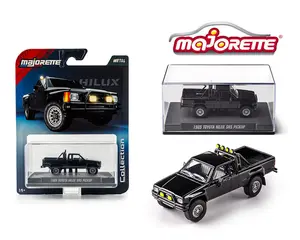 Majorette 1:64 Collector Series 1985 Toyota Hilux Pick Up Truck Black