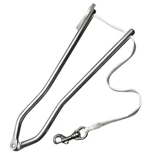 212 MAIN Equestrian Safe Lift Tool - Aluminum Handle, 1-Man Grip, Swivel Snap, One-Man Grip