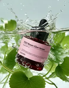 EXO Renew Glow Serum, CICA Wash-Off Peeling & Exosomes + Salicylic Acid + Centella Asiatica & Glow Skin & Soothing Care (Vegan), Pore Clarifying & Radiance Booster with Plant Exosomes