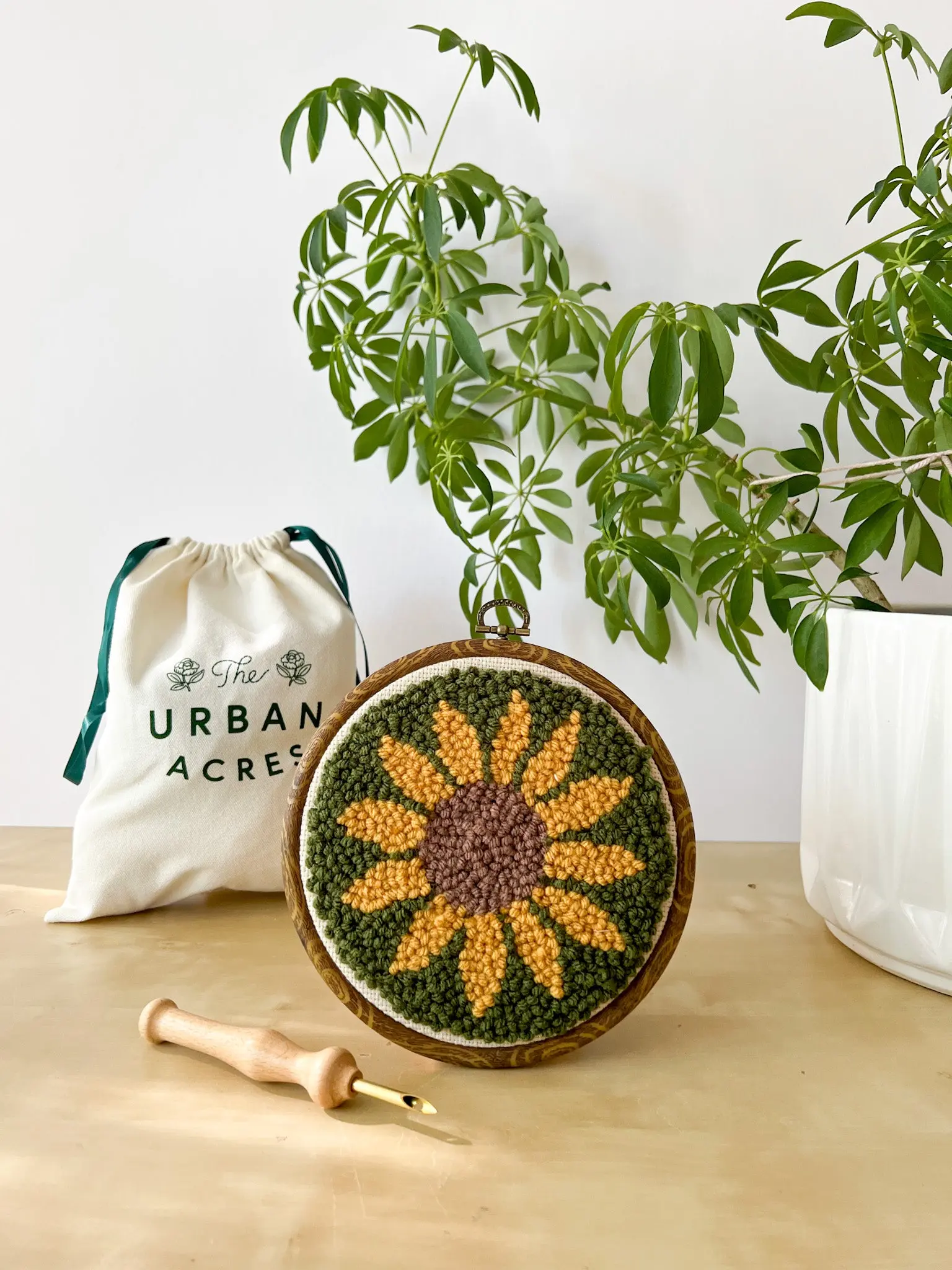 Sunflower Punch Needle Kit