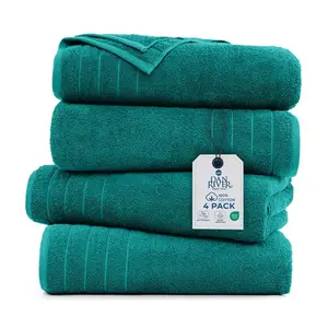 Large Bath Towels, 100% Cotton, 30 × 60 Inches Extra Large Bath Towels, Lightweight, Quick-Dry, Super Absorbent, Thick Bathroom Towels