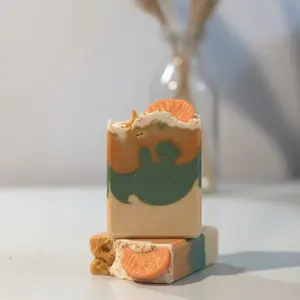 Florida Sunset Soap | Mandarin & Coconut Handmade Soap Bar