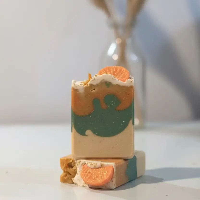 Florida Sunset Soap | Mandarin & Coconut Handmade Soap Bar