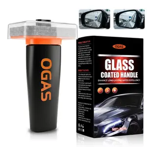 Windshield Oil Film Eraser Wand - All-in-One Pro Kit with Glass Cleaning Emulsion Formula and Sponge - The Ultimate Streak-Free Solution to Prep for Rain Repellents, Hydrophobic Anti-Fog Anti-Scratch for Car Windshield & Windows